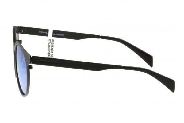 Круглые очки из прорезиненного металла Italia Independent 0023 Thermic 033 Green Хамелеон