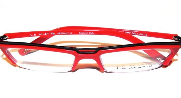 Модные дизайнерские очки La Matta Ancjemo c4 Red - изображение 6