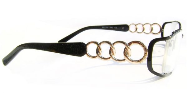 Модная оправа для очков Ana Hickmann AH1102 09D Black - изображение 3