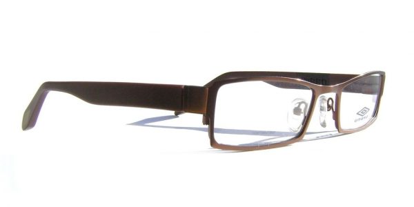 Модная прямоугольная оправа для очков Umbro U854 Brown - изображение 3