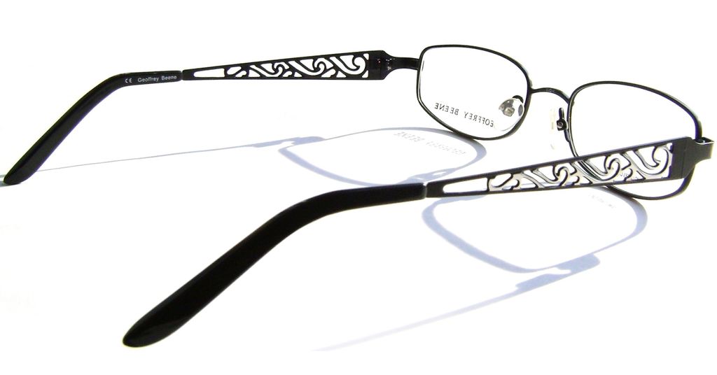 Модные классические овальные очки Geoffrey Beene Antiquity Black