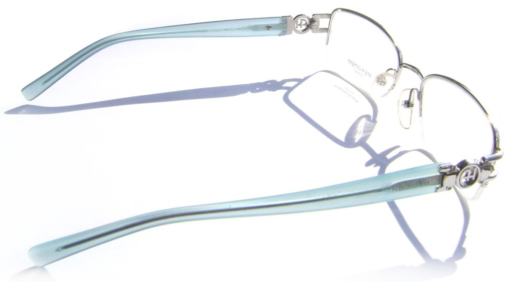 Классическая прямоугольная оправа для очков Ana Hickmann AH1090 13T Silver/Blue