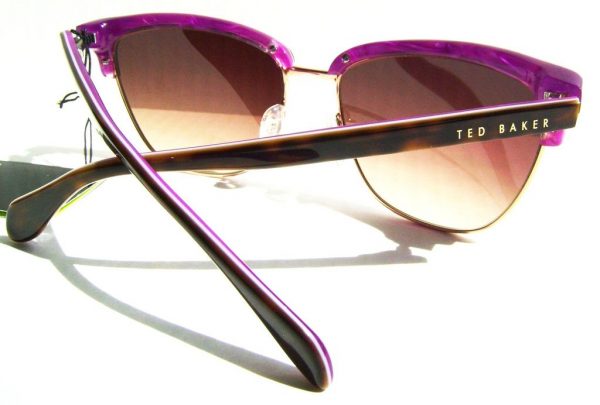 Очки клубмастер clubmaster Ted Baker Zerena 1279 103 черепаховые/фиолетовые - изображение 4
