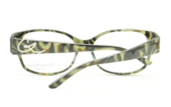 Модные очки Christian Lacroix 1006 403 Dore marble с кристаллами Swarovski - изображение 5