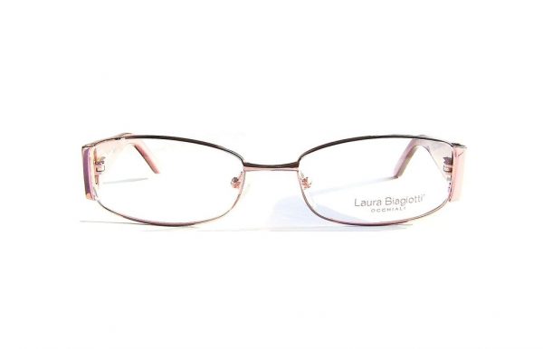 Модные овальные очки Laura Biagiotti LB 81121 433 Violet с кристаллами Swarovski - изображение 2
