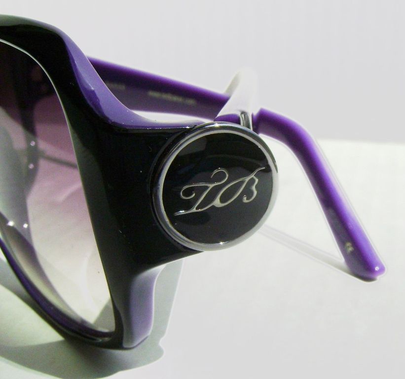 Крупные очки бабочка Ted Baker Beverly 1254 001 черно-фиолетовые