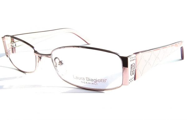 Модные овальные очки Laura Biagiotti LB 81121 433 Violet с кристаллами Swarovski - изображение 1