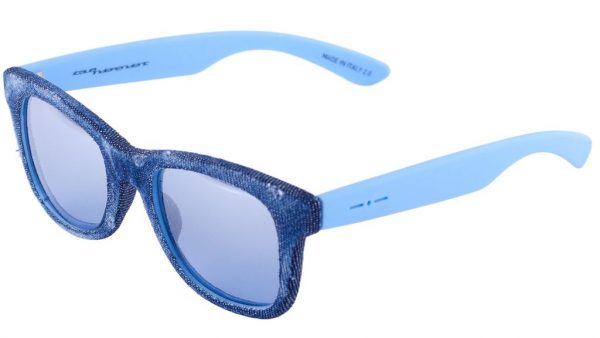 Джинсовые очки вайфарер Italia Independent 0090D 028/027 Denim Blue - изображение 3