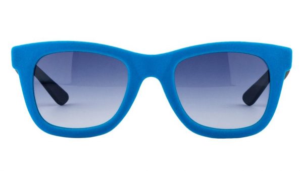 Бархатные очки вайфарер Italia Independent 0090VL 027 Blue - изображение 1