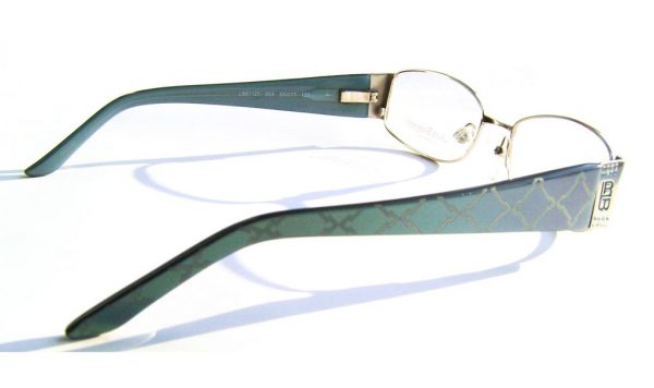 Модные овальные очки Laura Biagiotti LB 81121 054 Silver с кристаллами Swarovski - изображение 4