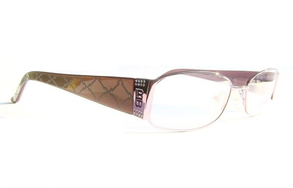 Модные овальные очки Laura Biagiotti LB 81121 433 Violet с кристаллами Swarovski - изображение 3