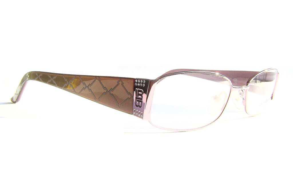 Модные овальные очки Laura Biagiotti LB 81121 433 Violet с кристаллами Swarovski