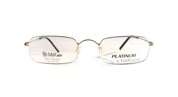 Квадратные титановые очки Van Heusen Platinum VH P2001 Gold - изображение 2