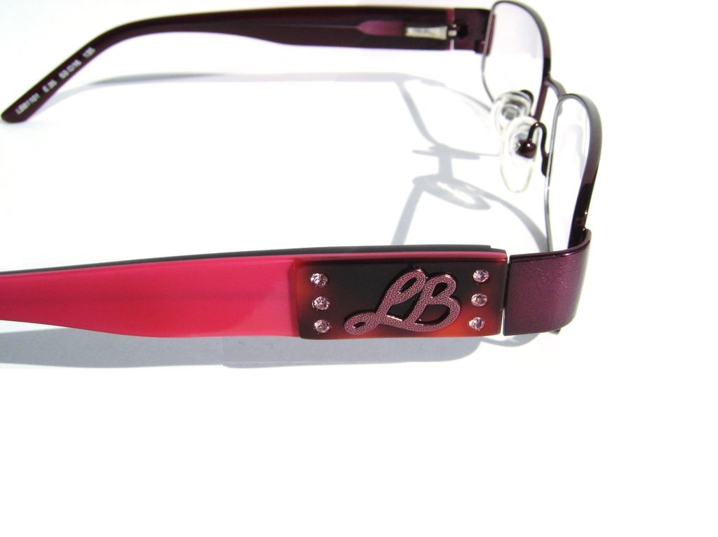 Модные овальные очки Laura Biagiotti LB 81101 E35 Red с кристаллами Swarovski