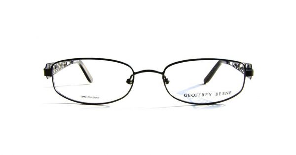 Модные классические овальные очки Geoffrey Beene Antiquity Black - изображение 2