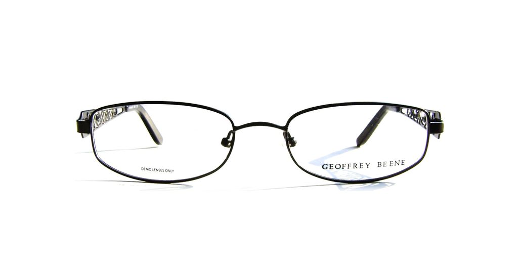 Модные классические овальные очки Geoffrey Beene Antiquity Black
