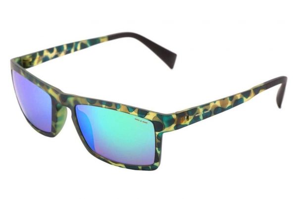 Легкие эластичные очки вайфарер спорт Italia Independent 0114 035 Green camouflage - изображение 3