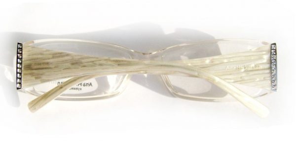 Модная оправа для очков Ana Hickmann AH6072N S09 прозрачная с кристаллами Swarovski - изображение 6