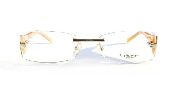 Безободковые очки-невидимки Ana Hickmann AH1093 04H Gold - изображение 2
