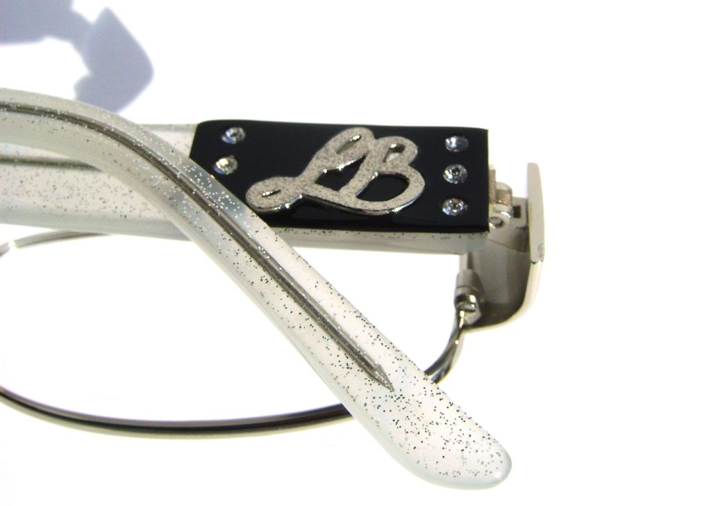 Модные овальные очки Laura Biagiotti LB 81102 054 Silver с кристаллами Swarovski