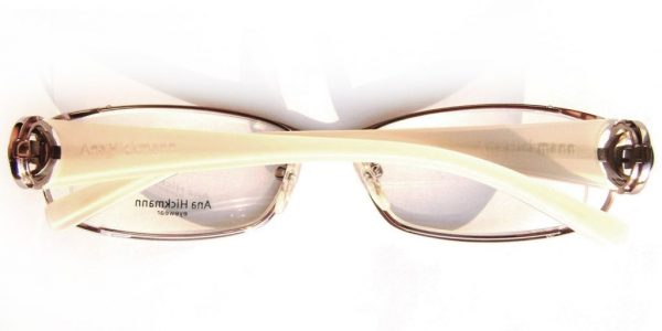 Модная оправа для очков Ana Hickmann AH1087 05B Brown с кристаллами Swarovski - изображение 7