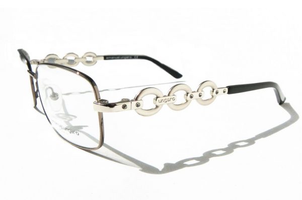 Модные очки Emanuel Ungaro EU 70312 B29 Gun metal с кристаллами Swarovski - изображение 1