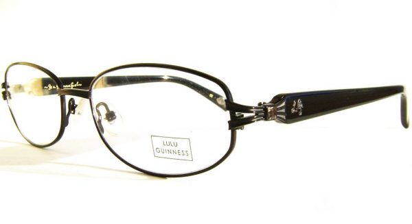 Классические овальные очки Lulu Guinness L711 Black Swarovski - изображение 2