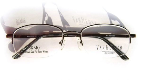 Крупные овальные очки Van Heusen Dennis Gun metal - изображение 5