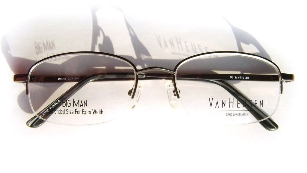 Крупные овальные очки Van Heusen Dennis Gun metal