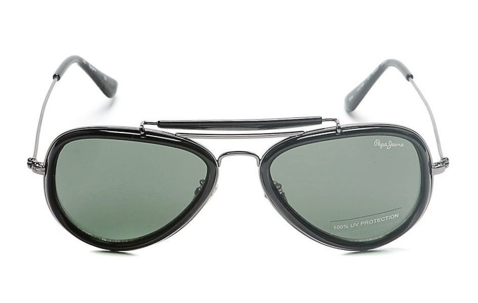 Очки авиатор Pepe Jeans Nicky 7105 c1 Black/Silver