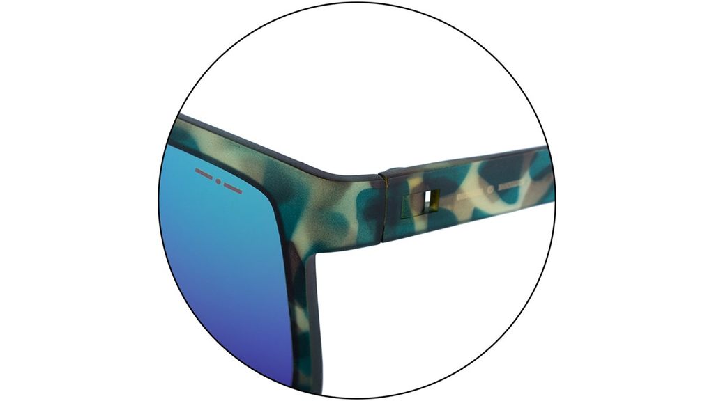 Легкие эластичные очки  крупный вайфарер Italia Independent 0113 035 Green camouflage