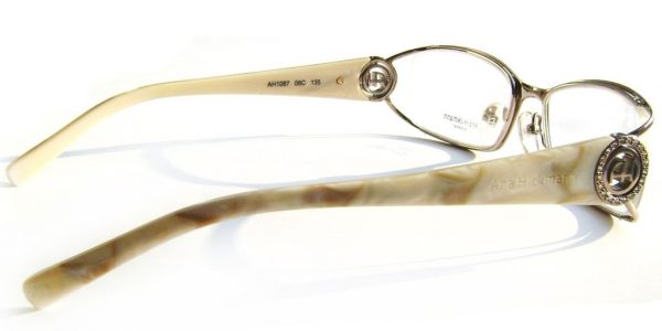 Модная оправа для очков Ana Hickmann AH1087 08C Brown с кристаллами Swarovski - изображение 6