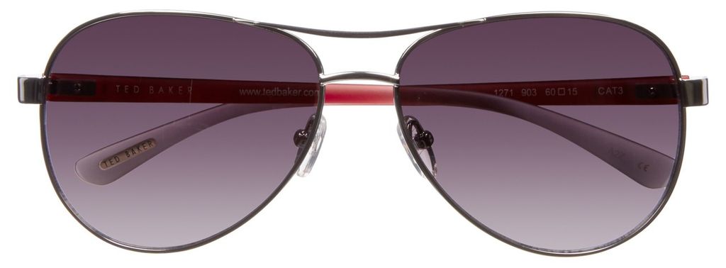 Очки авиатор Ted Baker Oliver 1271 903 Gun Metal Red