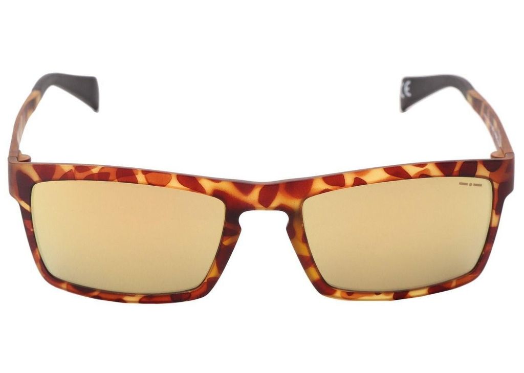 Легкие эластичные очки вайфарер спорт Italia Independent 0114 090 Brown camouflage