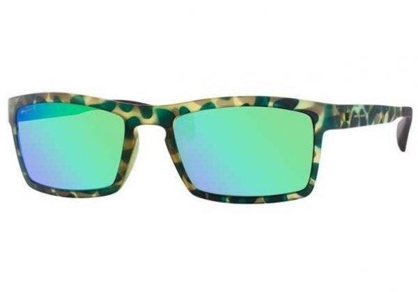 Легкие эластичные очки вайфарер спорт Italia Independent 0114 035 Green camouflage - изображение 2