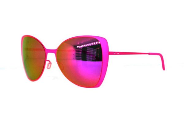 Ультратонкие очки бабочка Italia Independent 0204 018 Fuxia led - изображение 2