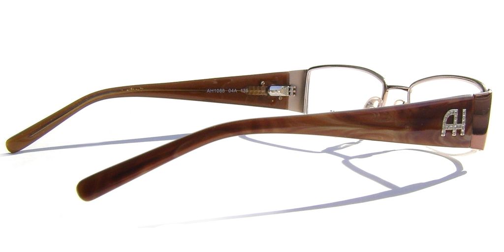 Модная оправа для очков Ana Hickmann AH1088 04A Dark brown с кристаллами Swarovski