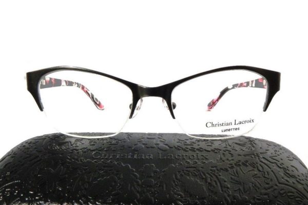 Модные очки Christian Lacroix 3022 902 Gun metal/Grenat - изображение 2