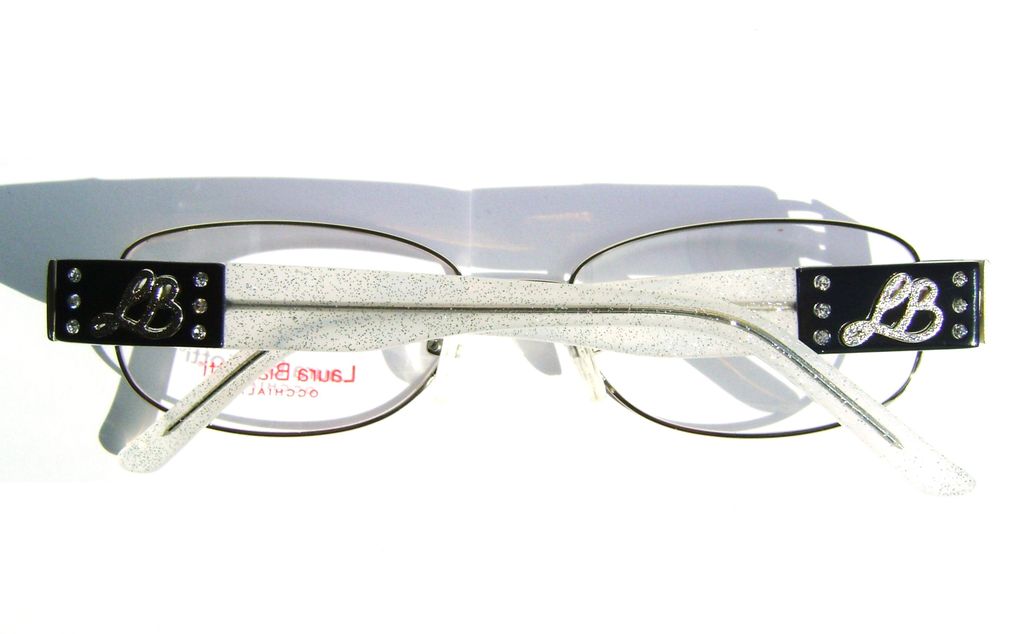 Модные овальные очки Laura Biagiotti LB 81101 054 Silver с кристаллами Swarovski