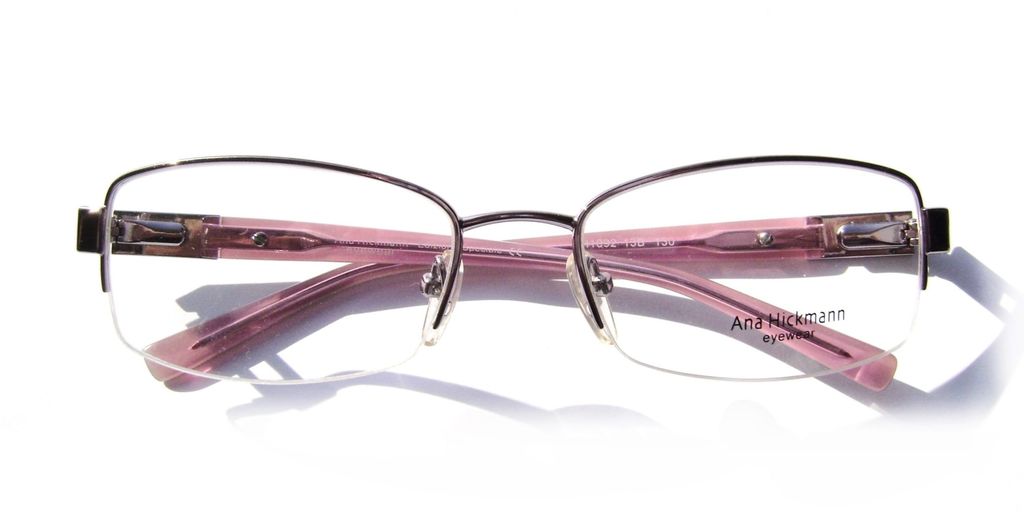 Модная овальная оправа для очков Ana Hickmann AH1092 13B Violet с кристаллами Swarovski