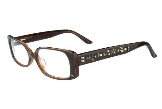 Модные очки Christian Lacroix 1007 164 Brun с кристаллами Swarovski