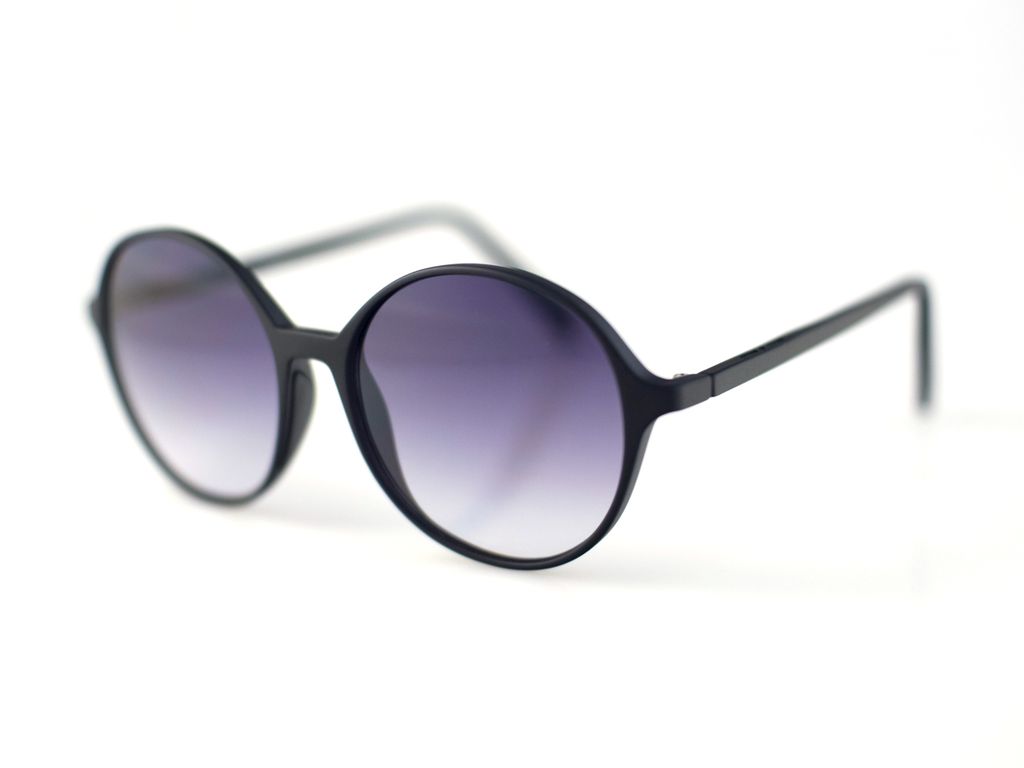 Крупные круглые очки Italia Independent 0036 009 Black