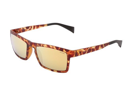 Легкие эластичные очки вайфарер спорт Italia Independent 0114 090 Brown camouflage