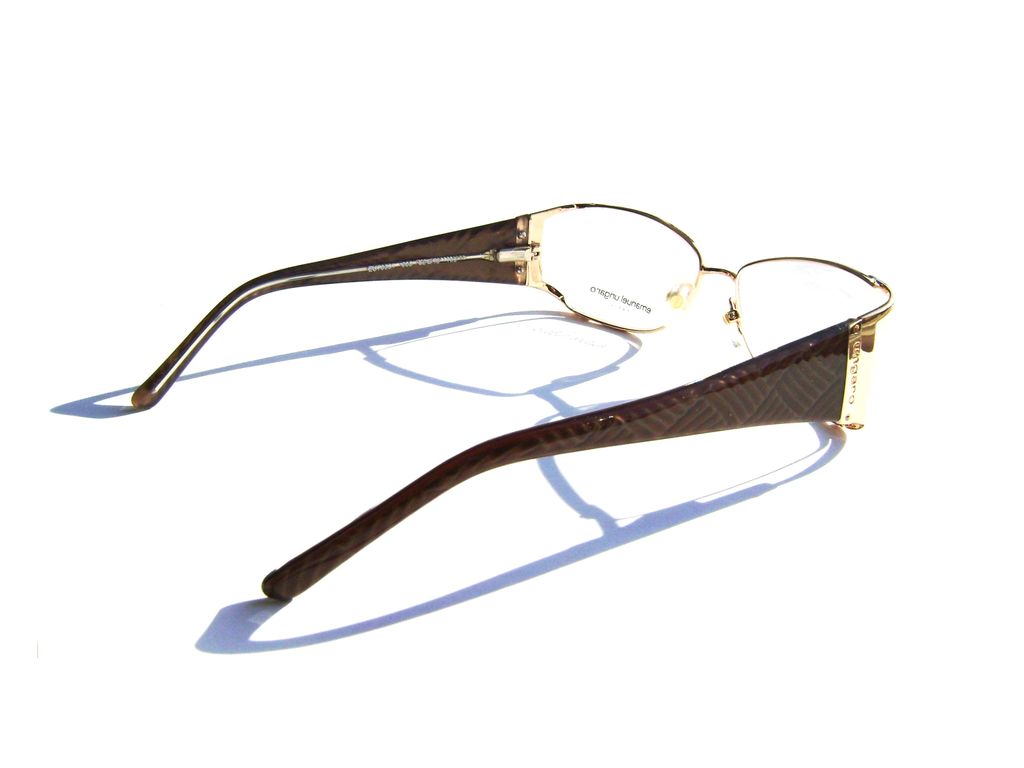 Модные очки Emanuel Ungaro EU 70301 003 Gold с кристаллами Swarovski