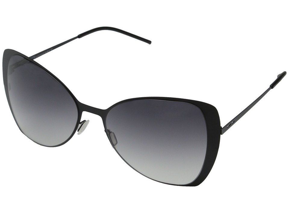 Ультратонкие очки бабочка Italia Independent 0204 009 Black