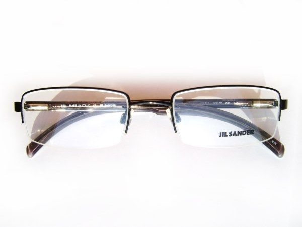 Полуободковая дизайнерская оправа Jil Sander JS 2113 Black