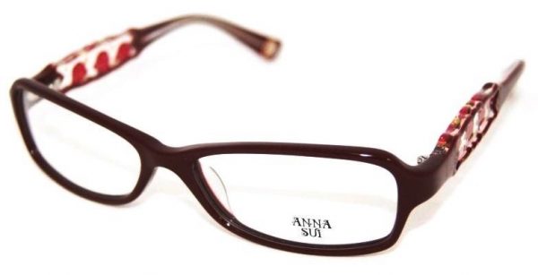 Модные очки Anna Sui AS 519 200 Burgundy - изображение 1