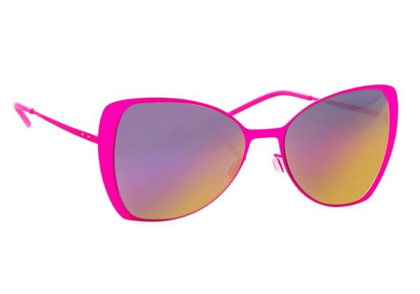 Ультратонкие очки бабочка Italia Independent 0204 018 Fuxia led - изображение 3