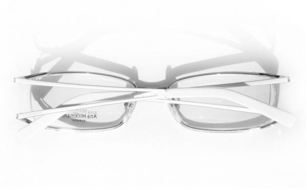 Элегантная оправа для очков Ana Hickmann AH1089 15C Silver/White - изображение 5