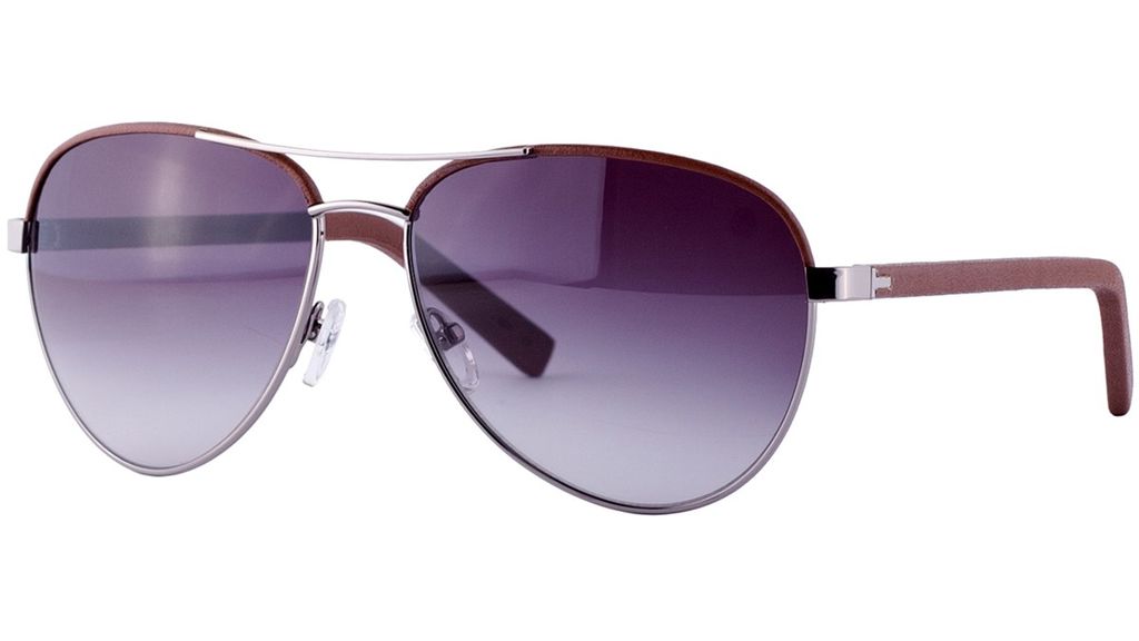 Очки авиатор Ted Baker Otis 1306 910 Gun Metal Brown genuine leather